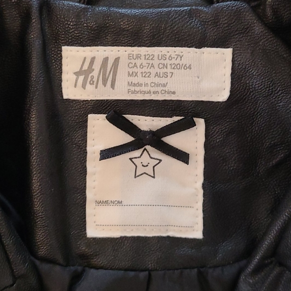 Kids vegan leather jacket - Picture 2 of 4